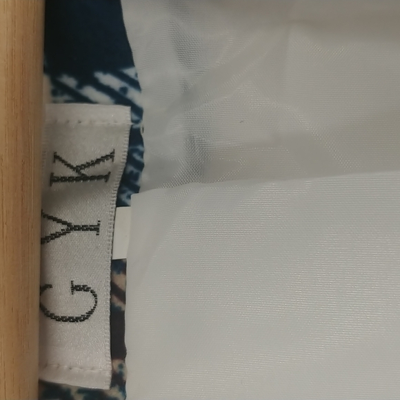 GYK Khaki Plaid Coat Size Large - Picture 5 of 8